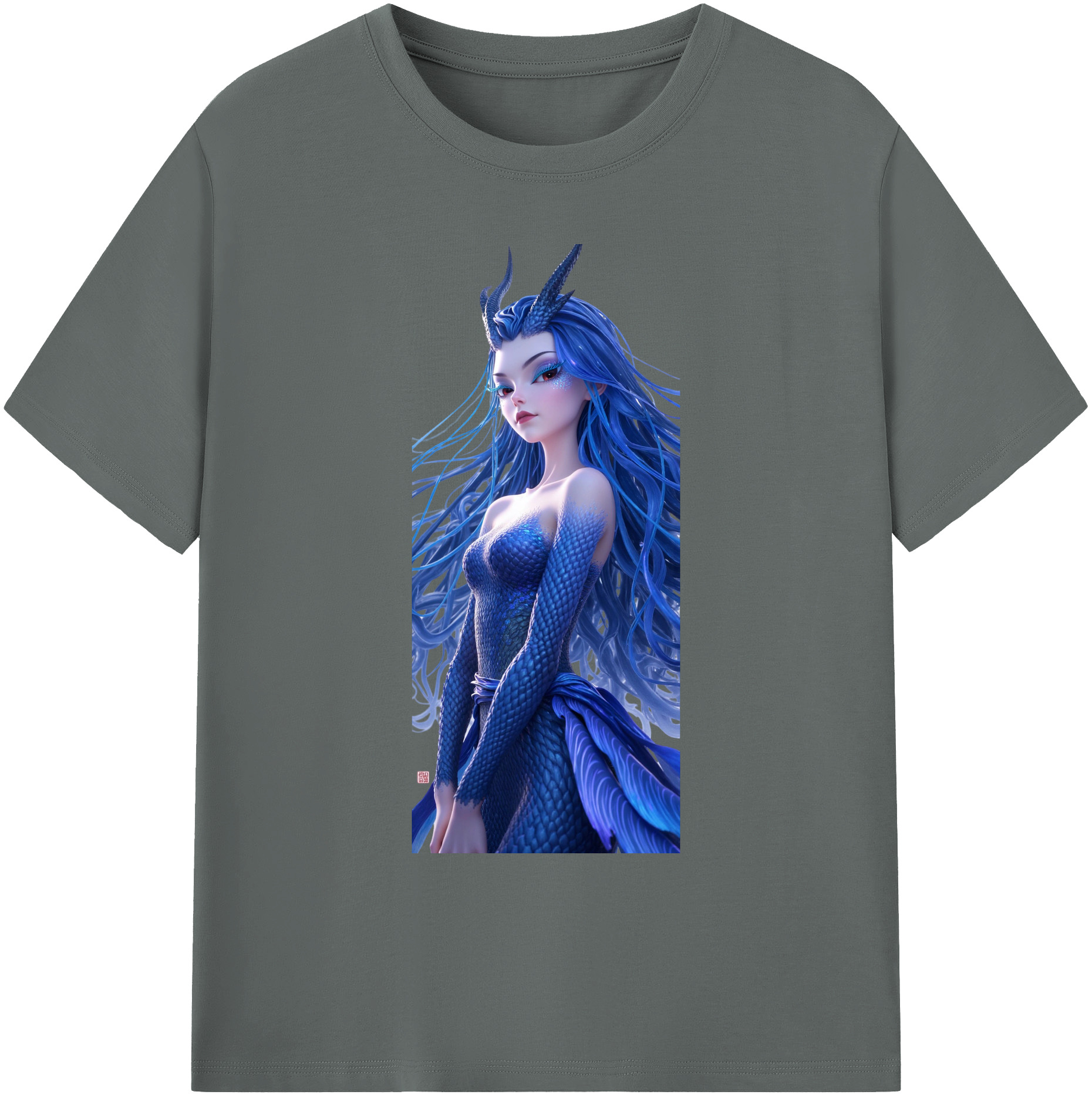 （画像用） Ne Zha 2 ナタ 魔童の大暴れ 綿100％ メンズ半袖Tシャツ｜肌触りやわらか＆通気性